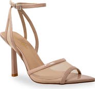 CHASE AND CHLOE Mesh Ankle Strap Sandal