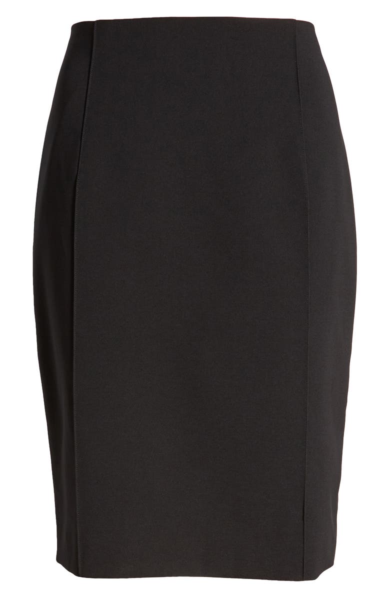 Anne Klein Pintuck Crepe Pencil Skirt, Alternate, color,