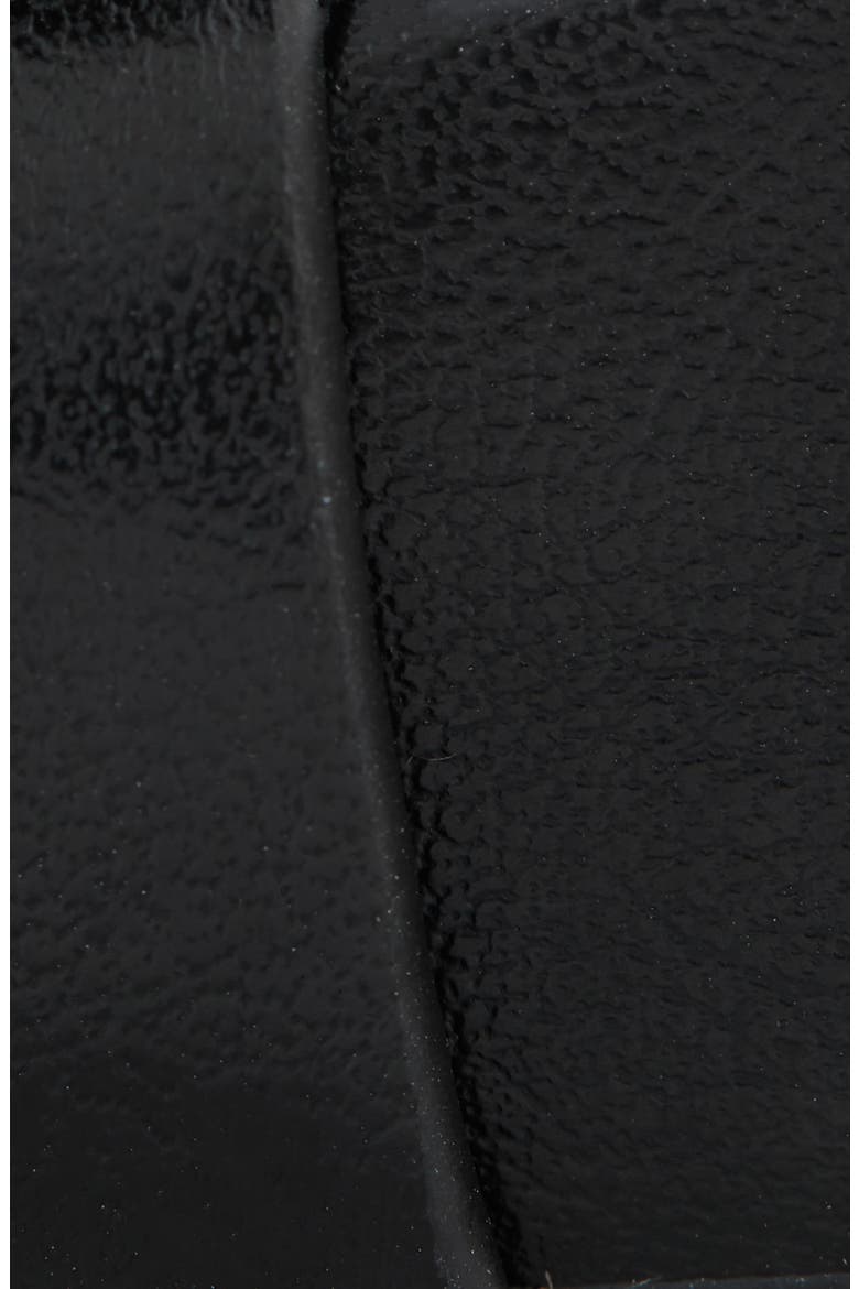 leather bow belt, Alternate, color, BLACK