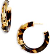 Gas Bijoux Small Cobra Hoop Earrings