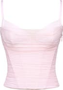 HOUSE OF CB Lini Mesh Corset Top