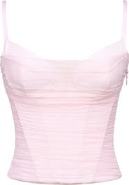 HOUSE OF CB Lini Mesh Corset Top