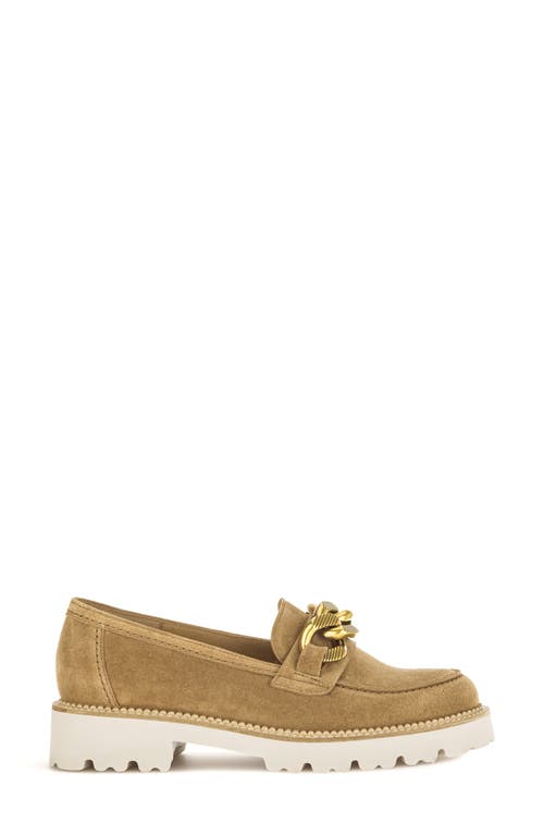 Gabor Platform Bit Loafer In Brown