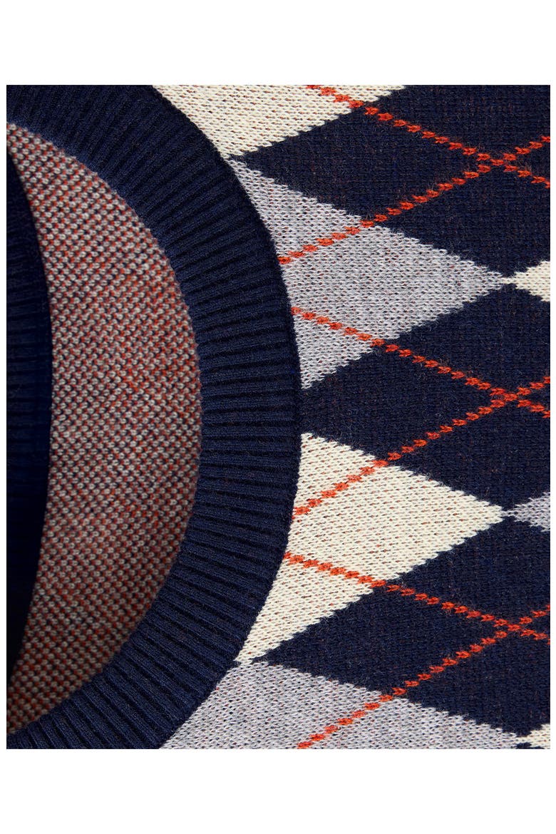 Fine Knit Crewneck Sweater, Main, color, NAVY