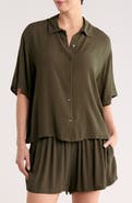 NORDSTROM RACK Easy Gauze Cover-Up Shirt