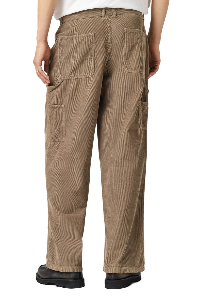 Dustan Cotton Corduroy Wide Leg Pants, Alternate, color, GULL BROWN