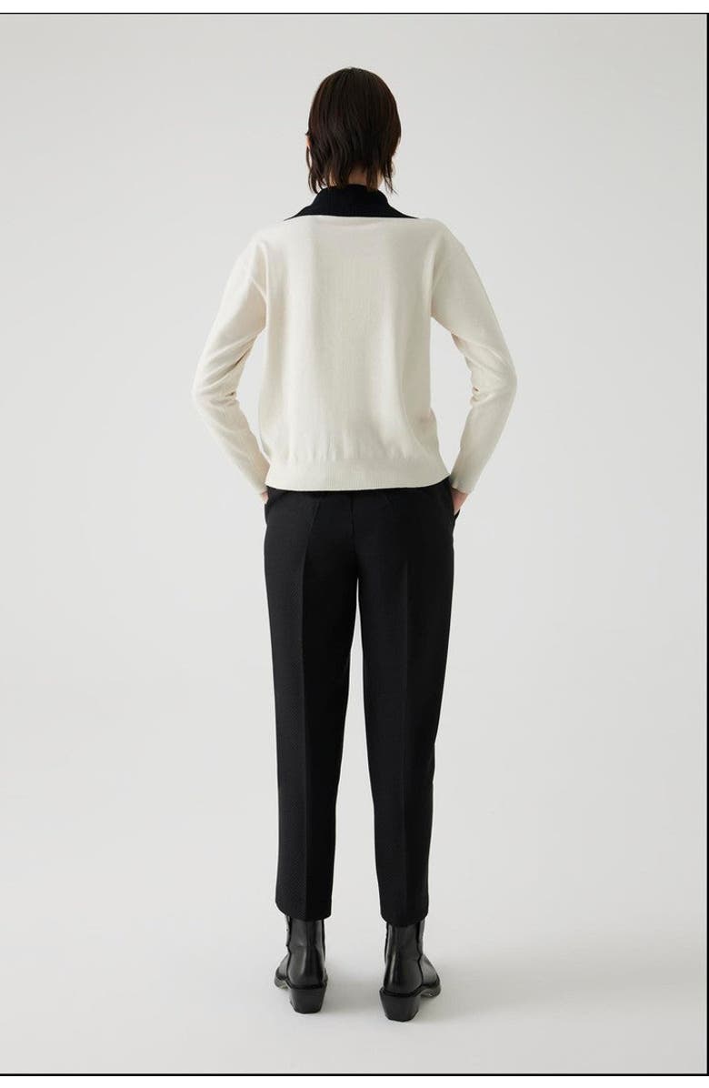 Exquise Wide Leg Straight Pants, Alternate, color, Black