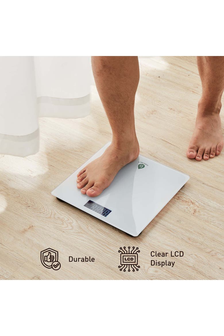 Towel Warmer, Digital Scale & Bath Brush Set, Alternate, color, White