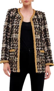 Endless Rose Premium Sequin Tweed Jacket