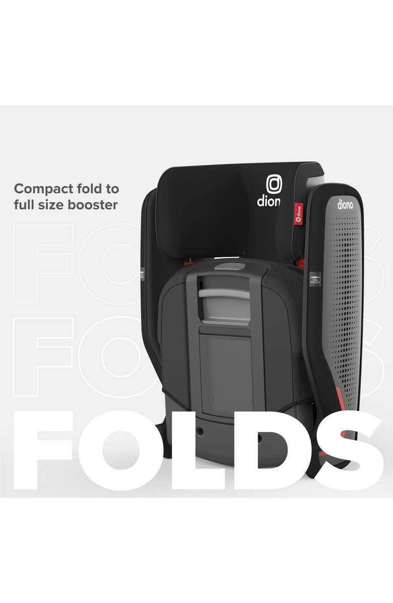 Diono Monterey 5iST FixSafe<sup>™</sup> Latch Fold-Up Portable Expandable Booster Car Seat, Alternate, color, 