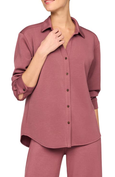 AirEssentials Oversize Button-Up Shirt