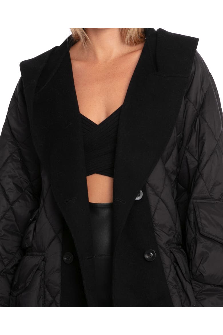 Only You Quilted Utility Jacket, Alternate, color, Black