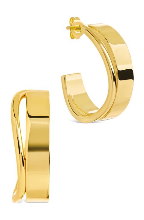 Katia Wave Hoop Earrings