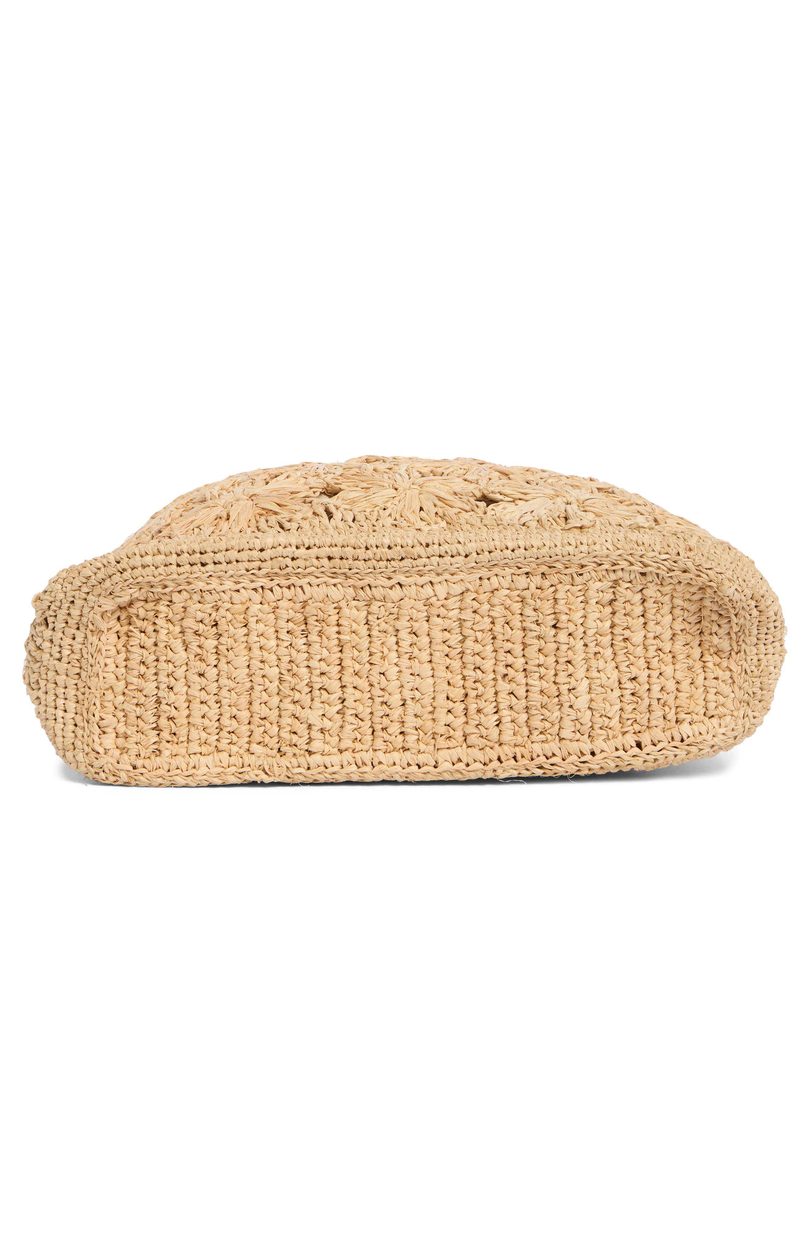 URBAN EXPRESSIONS HANDBAGS Raffia Tote, Alternate, color, Cream