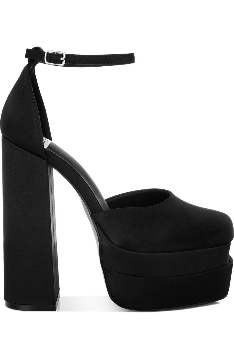 Rag & Co Martini Platform Pump, Alternate, color, Black