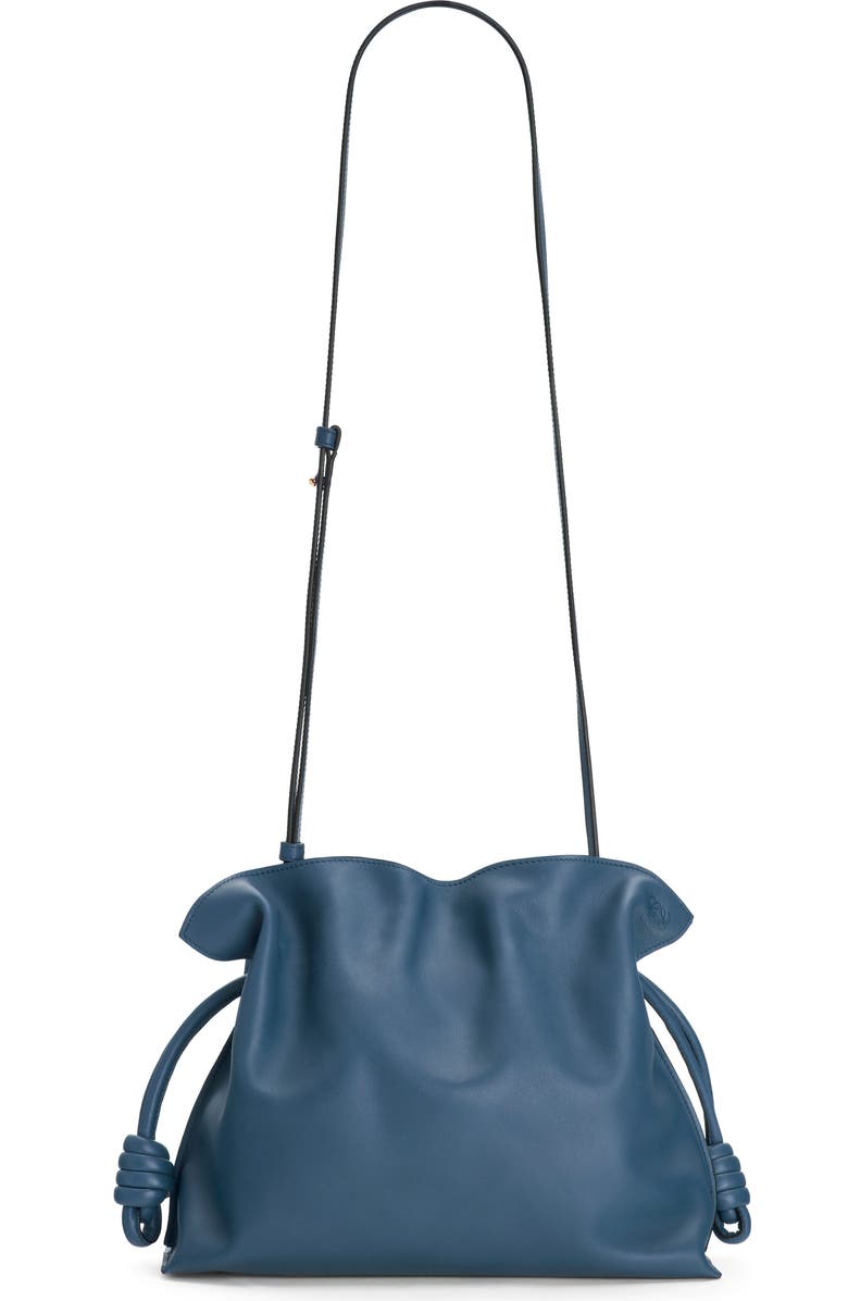 Loewe Flamenco Knot Leather Clutch, Main, color,