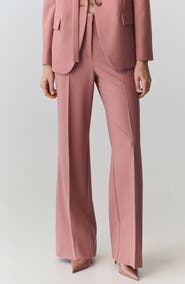 MANGO Straight Fit Suit Pants