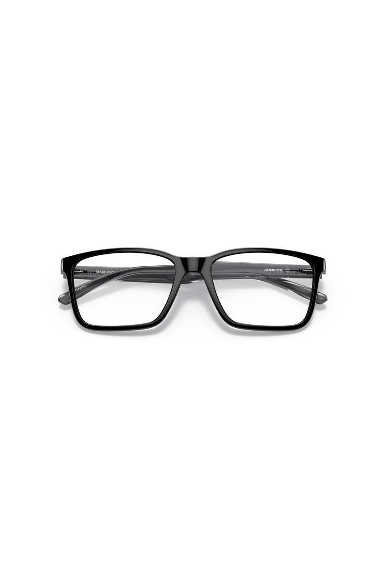 54mm Rectangle optical glasses, Alternate, color, Black