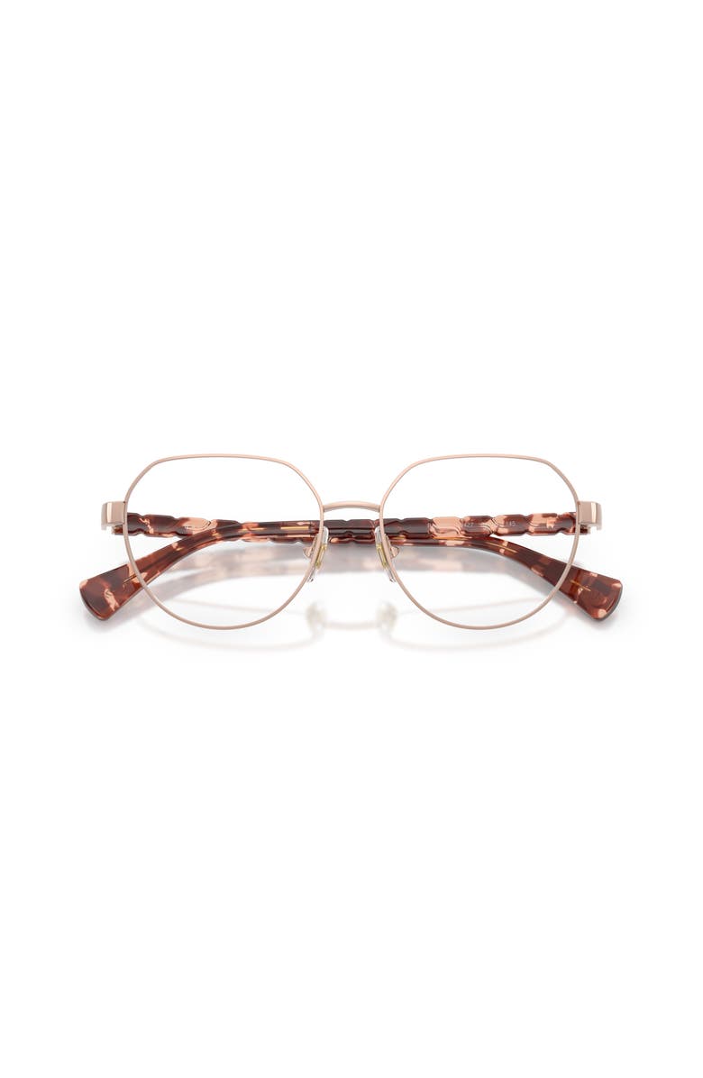 RALPH 54mm Irregular optical glasses, Alternate, color, Rose Gold