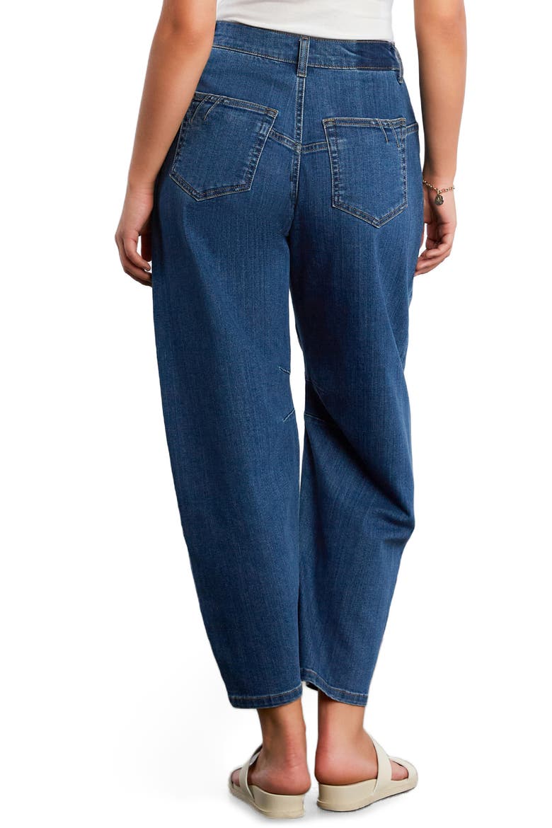 Valerie High Waist Ankle Barrel Jeans, Alternate, color, GOOD BLUE