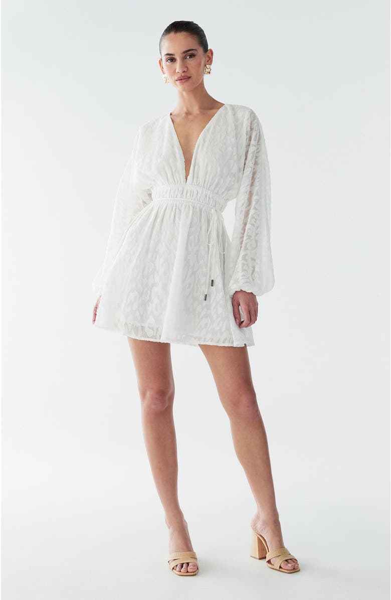 BWLDR Gracie Mini Dress, Alternate, color, White