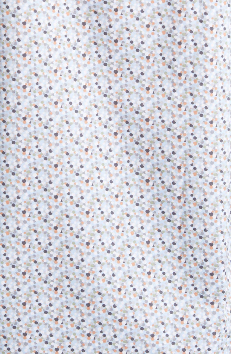 Bugatchi OoohCotton<sup>®</sup> Abstract Print Short Sleeve Button-Up Shirt, Alternate, color, 