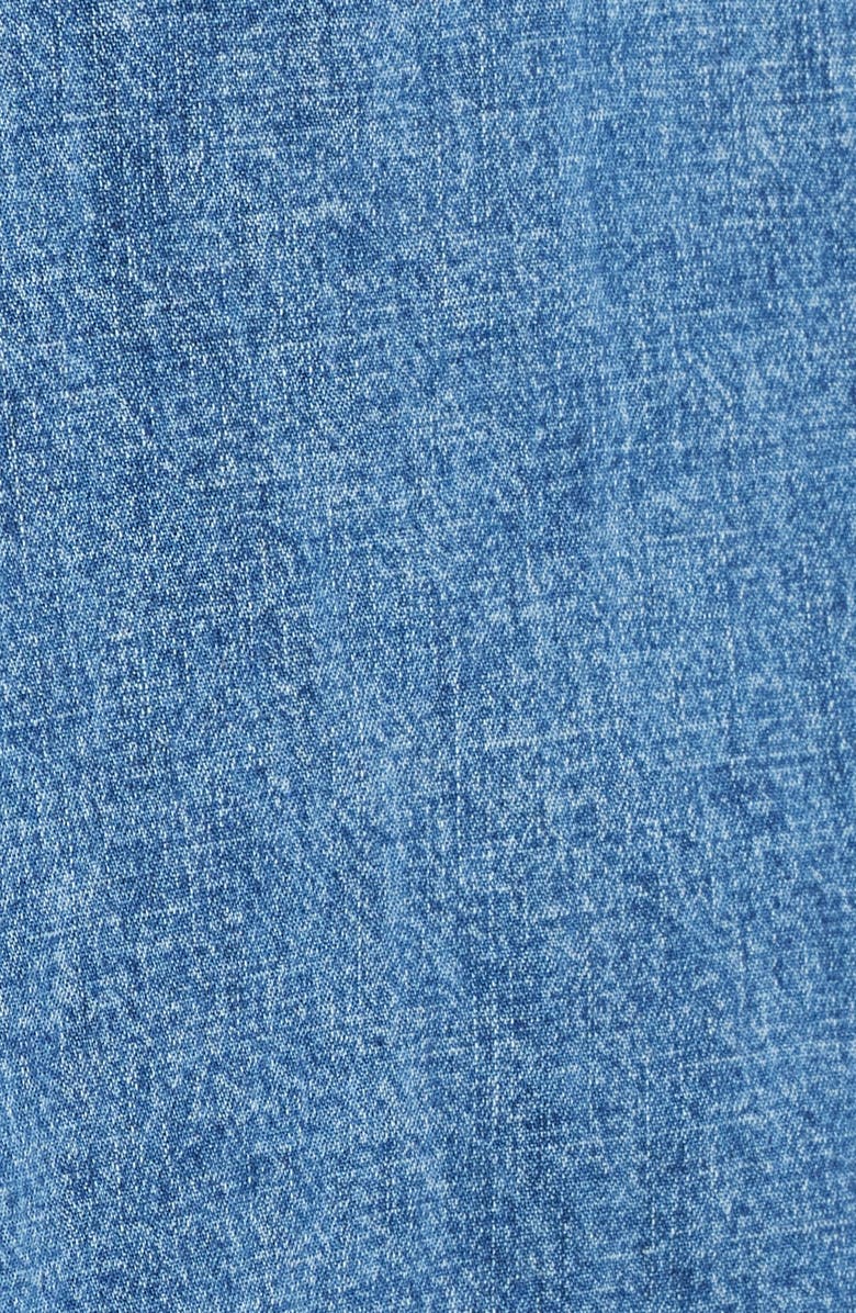 Free People Paradise Denim Skort, Alternate, color, Mid Indigo