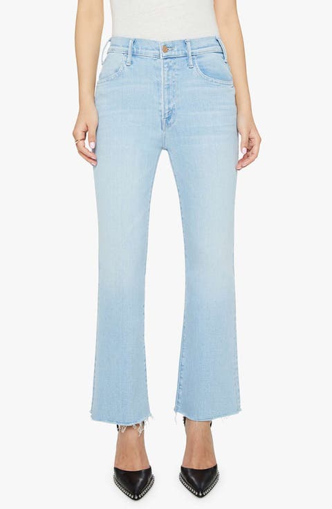 MOTHER Lil Hustler Frayed Ankle Jeans (Ball's In Your Court) (Petite)
