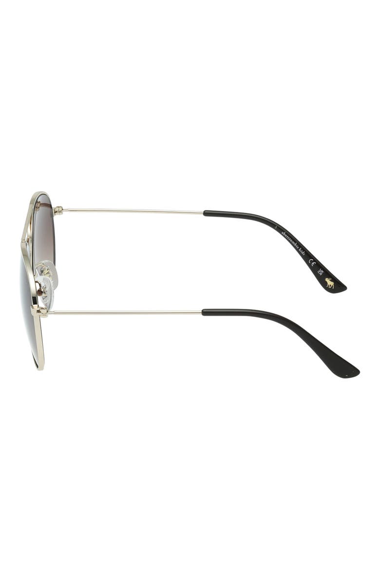 Kids' Pilot Sunglasses, Alternate, color, GOLD / GRADIENT BROWN