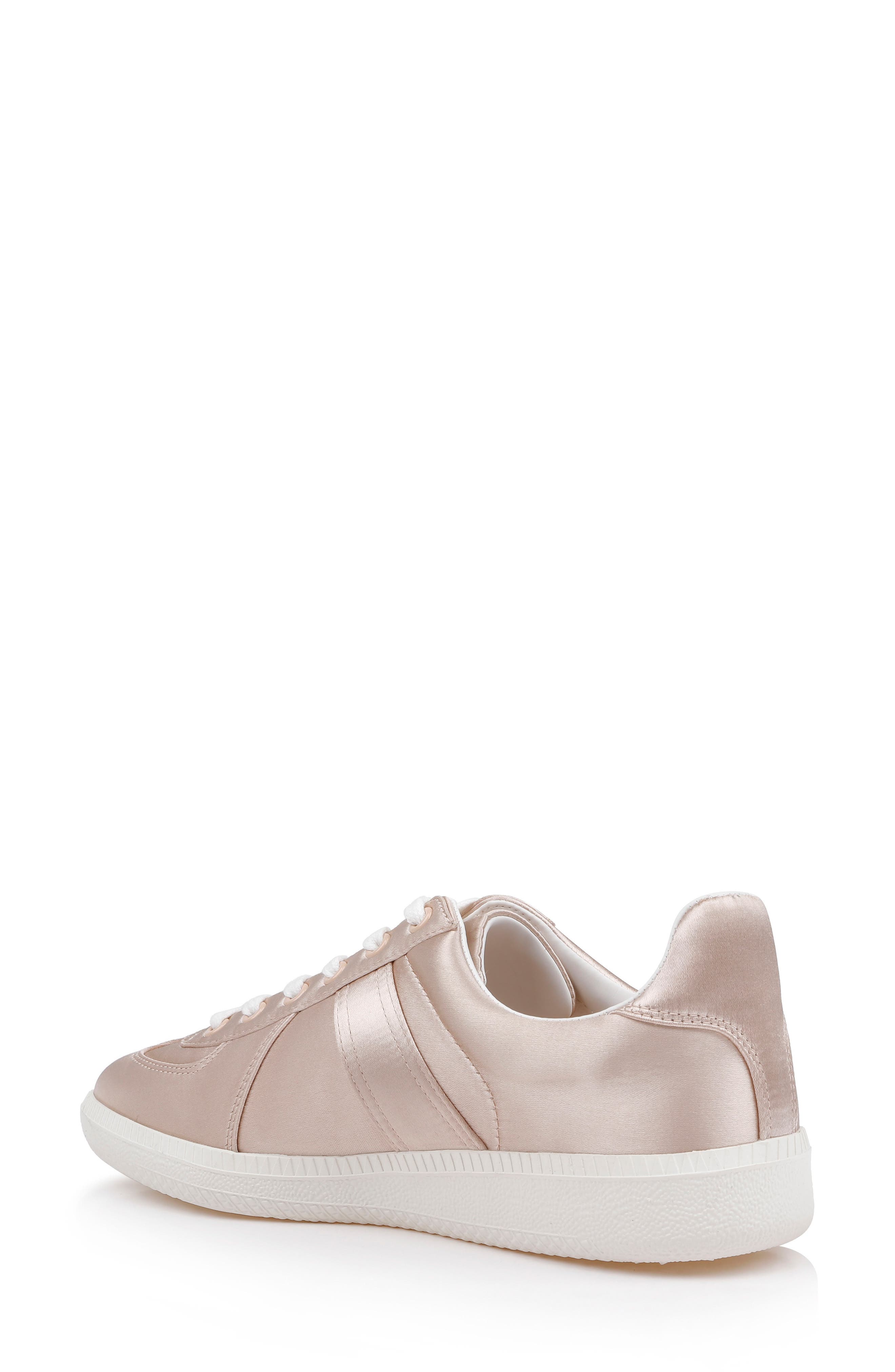 Imara Sneaker, Alternate, color, NUDE SATIN