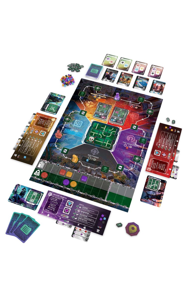 Thunderworks Games Metrorunner Strategy Board Game, Age 14+, Alternate, color, Multicolored