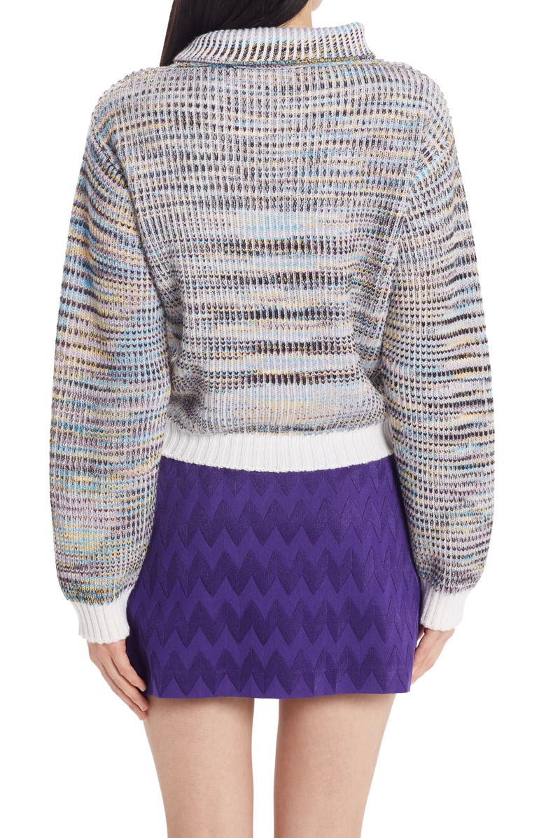Missoni Quarter Zip Cashmere & Wool Sweater, Alternate, color,