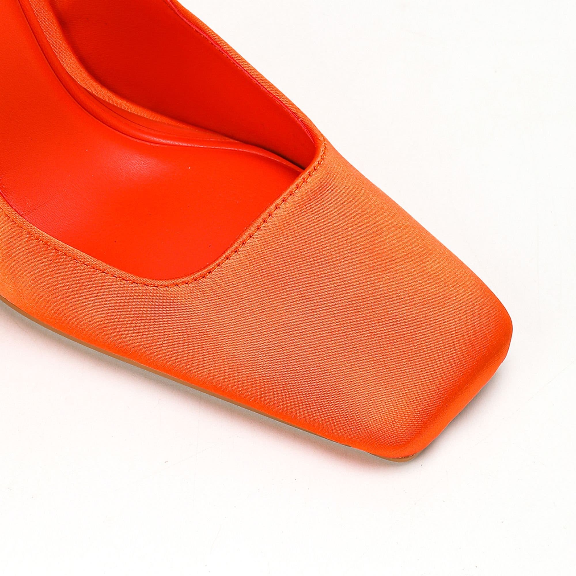 Madison Ivory Block Heels, Alternate, color, Orange