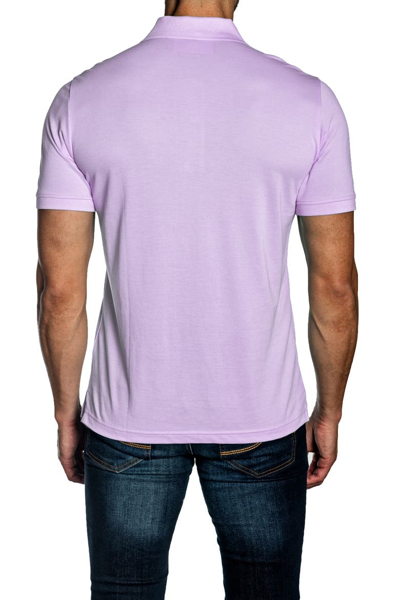 Solid Piqué Polo, Alternate, color, LILAC
