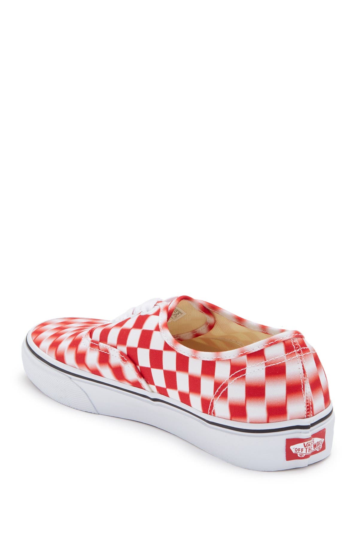 Vans Authentic Blur Check Sneaker, Alternate, color, 