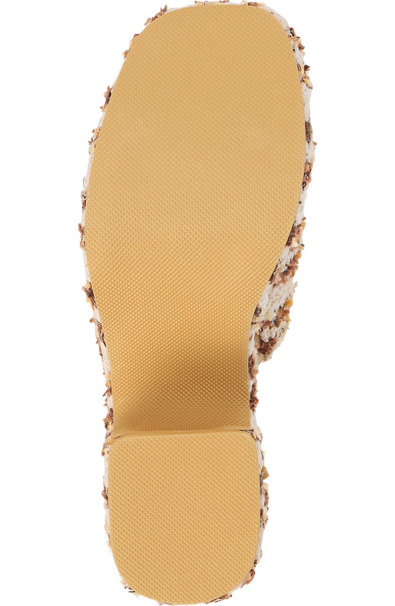 BEACH BY MATISSE Como Platform Sandal, Alternate, color, Natural Multi Raffia