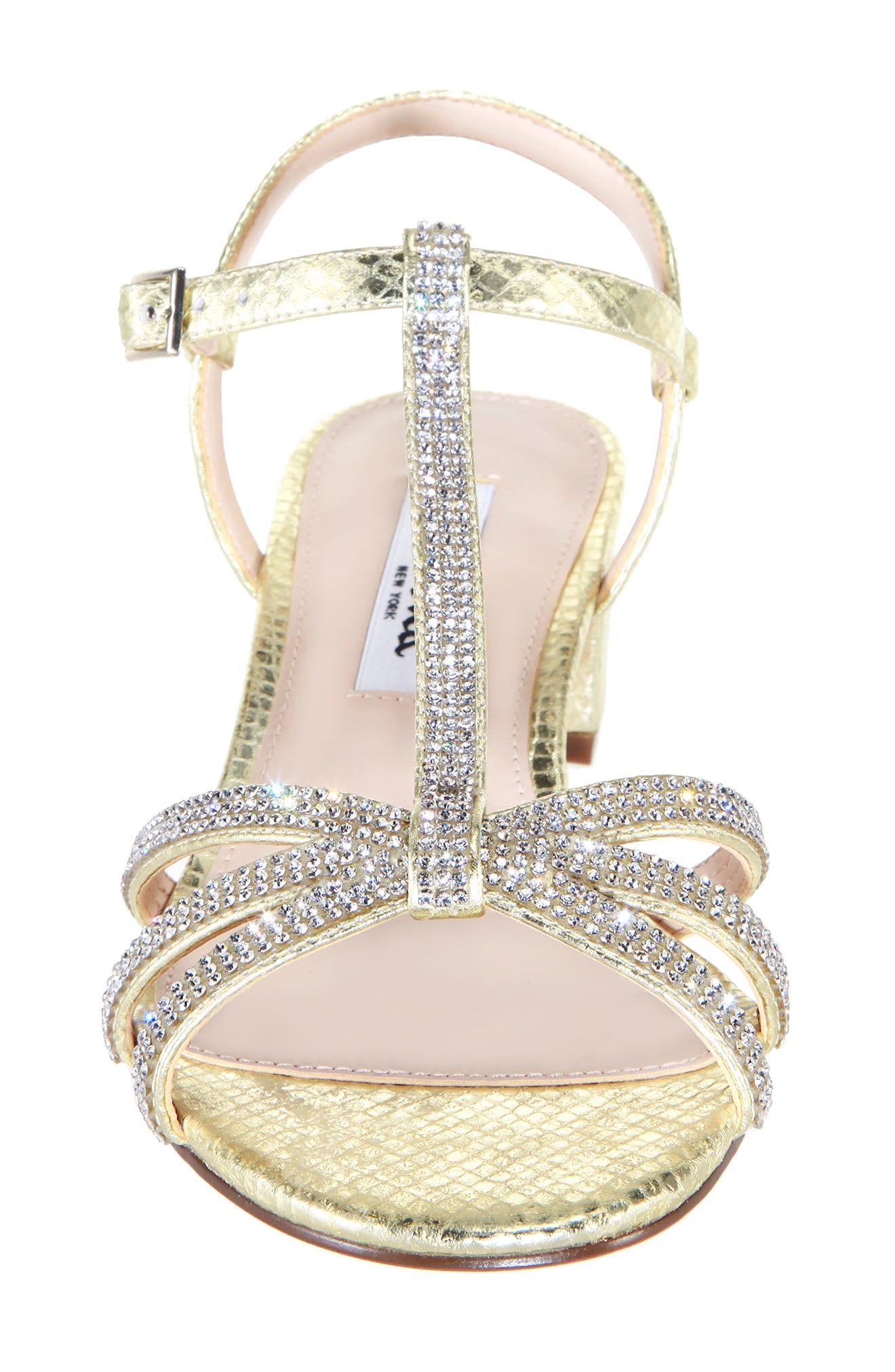 Nina Gwynn Strappy Snake Embossed Sandal, Alternate, color, 