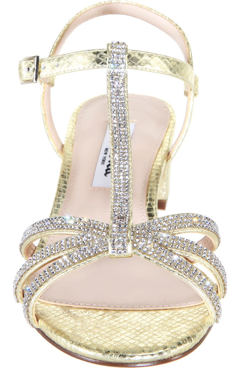 Nina Gwynn Strappy Snake Embossed Sandal, Alternate, color,