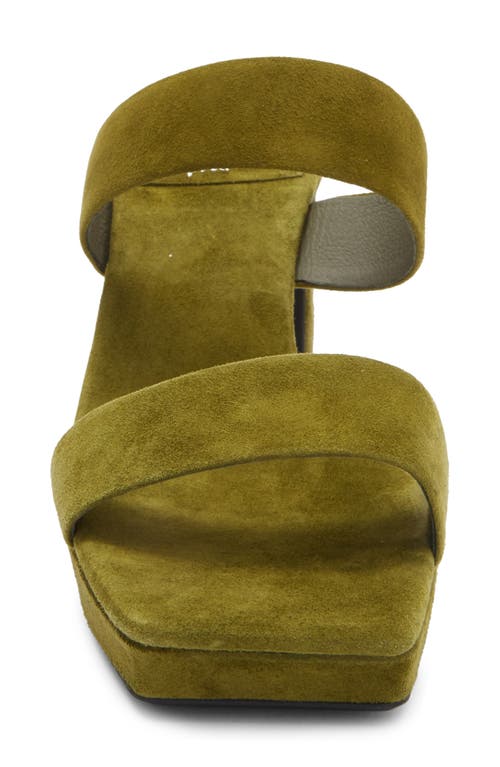 Jeffrey Campbell Danity Platform Slide Sandal In Brown