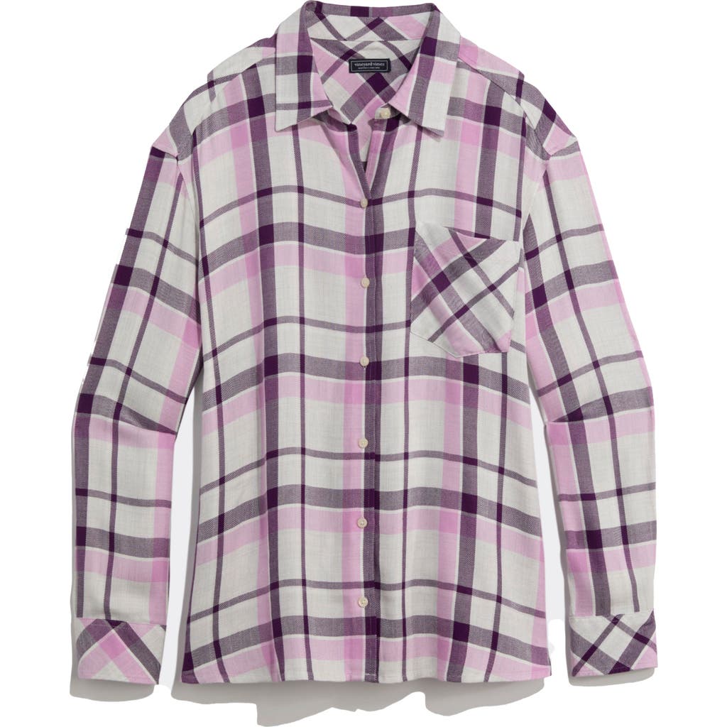 Vineyard Vines Plaid Button-up Shirt In Pink