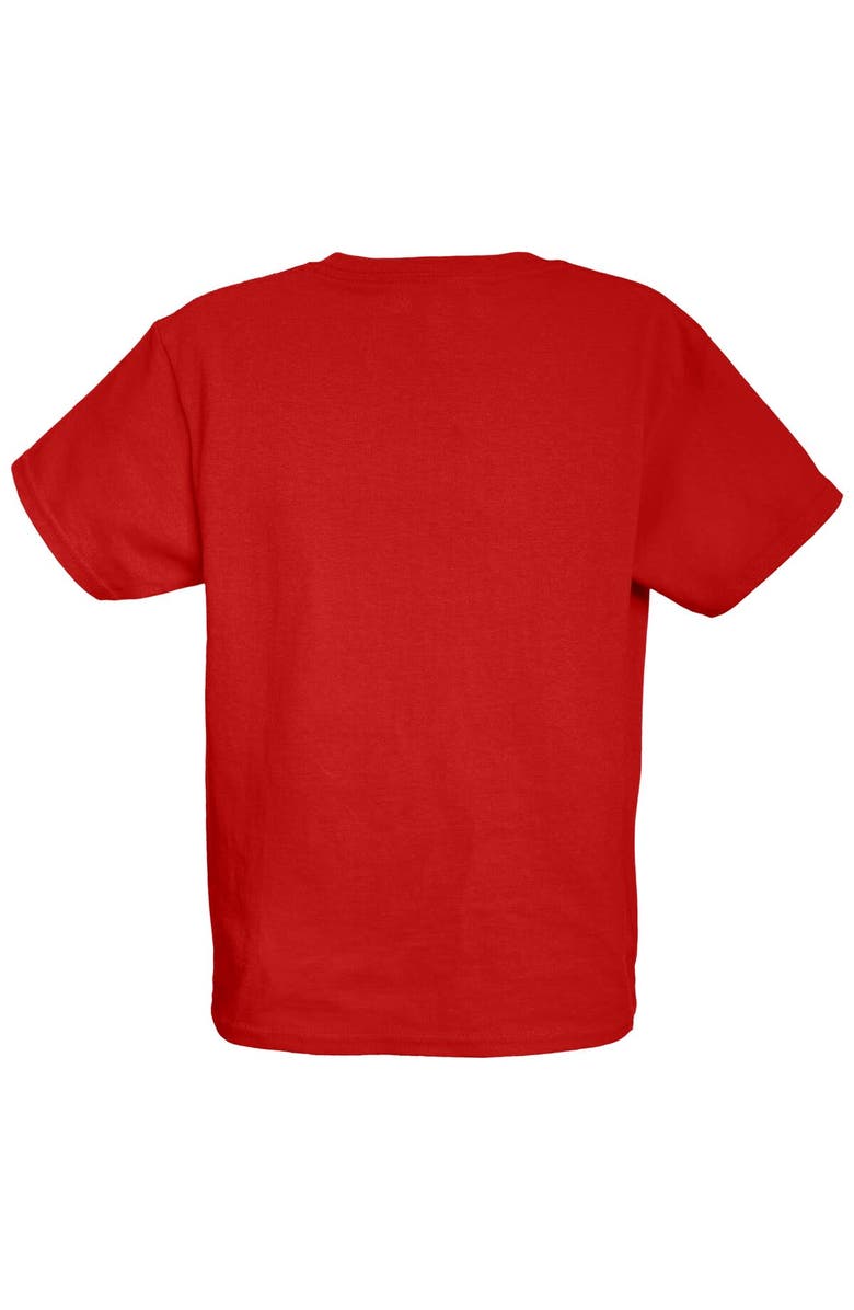 BLUE 84 Youth Blue 84 Scarlet Ohio State Buckeyes College Football Playoff 2024 National Champions Fall Apart T-Shirt, Alternate, color, Scarlet