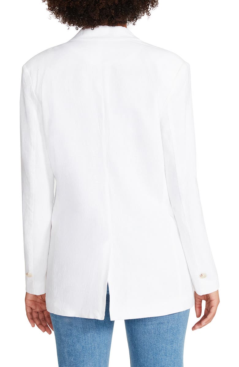 Steve Madden On the Edge Linen Blend Blazer, Alternate, color, 