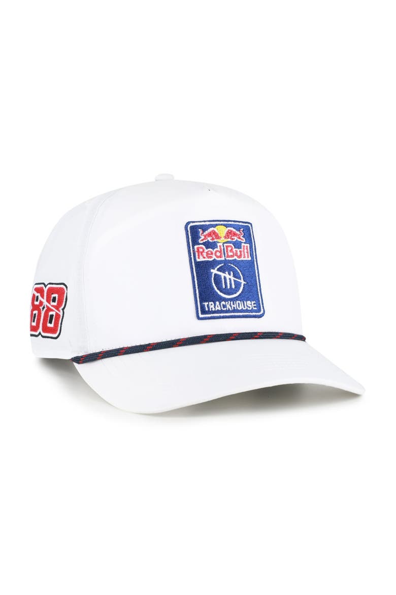 Men's '47  White Connor Zilisch Driver Hitch Rope brrr° Adjustable Hat, Main, color, White