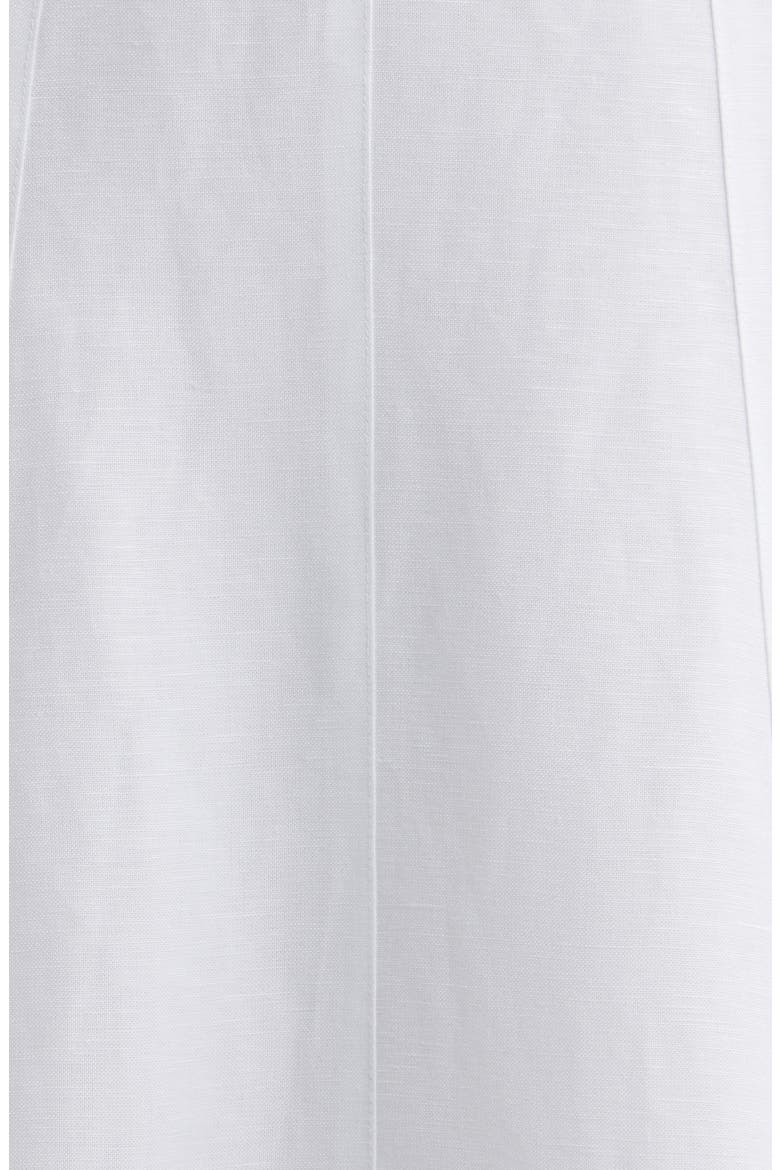 Panel A-Line Midi Skirt, Alternate, color, CRISP WHITE