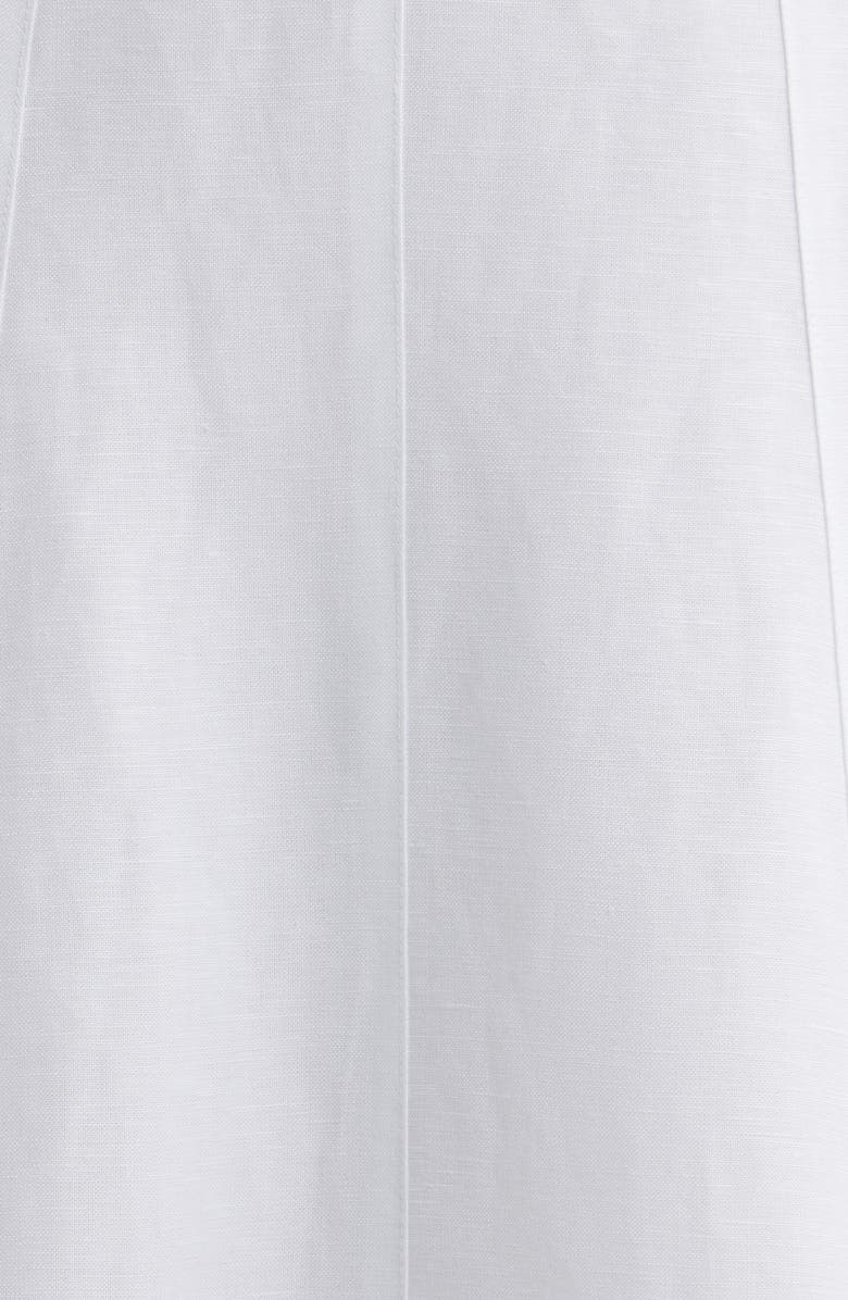 Anne Klein Panel A-Line Midi Skirt, Alternate, color, Crisp White
