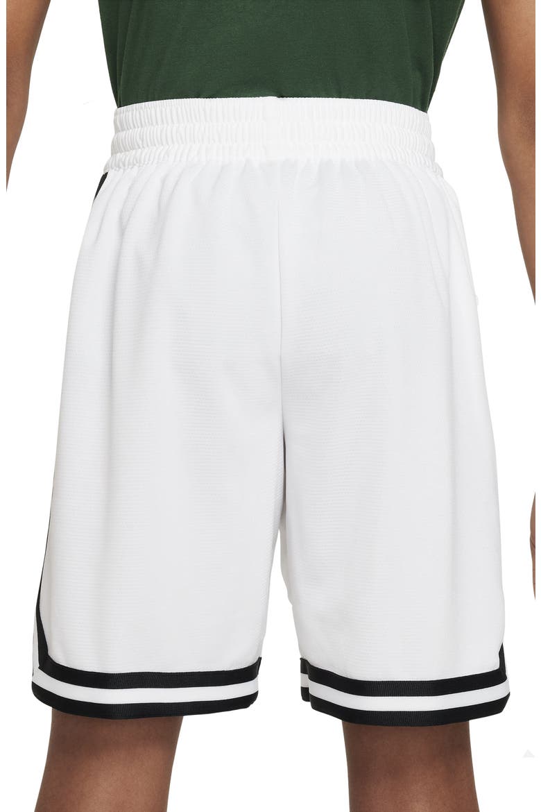 Kids' Dri-FIT DNA Athletic Shorts, Alternate, color, WHITE/ BLACK