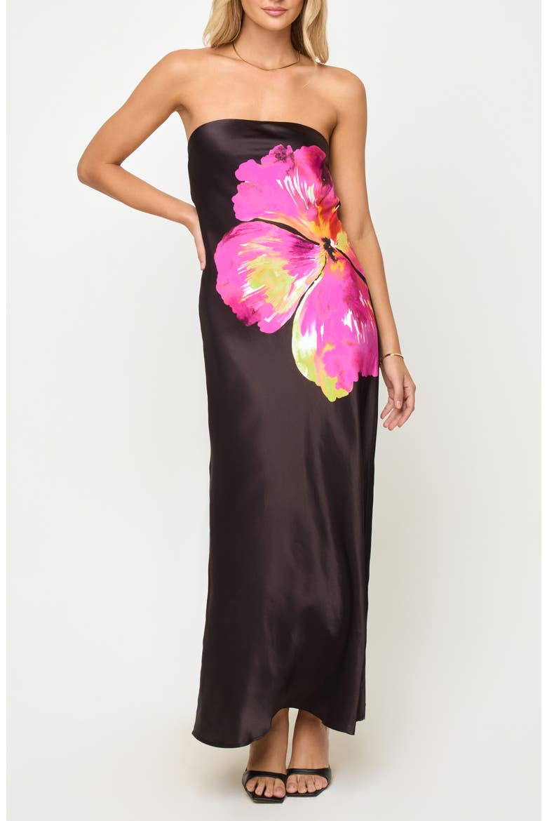 Spring in Love Strapless Dress, Main, color, AFTR MDNGH