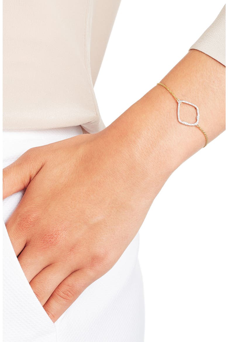 Riva Large Hoop Diamond Bracelet, Alternate, color, GOLD