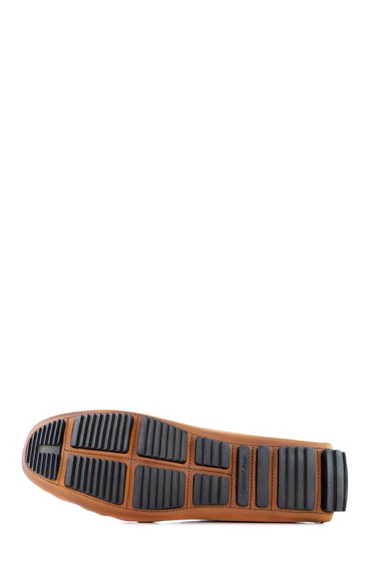 Marc Joseph New York Spring St Leather Venetian Weave Driver Loafer, Alternate, color, Cognac Basket Napa
