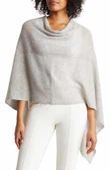 Portolano Cashmere Bow Poncho
